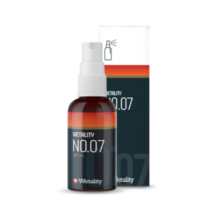 NO.07 CBD Spray - 30 ml bottle with 750 mg CBD, Moroccan cold-pressed olive oil, and full-range natural ingredients.