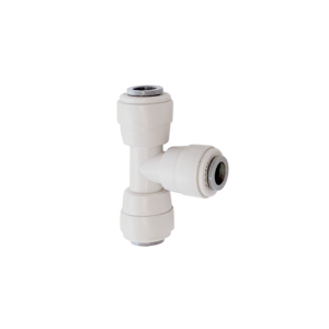 Plastic T-shaped nipple connector