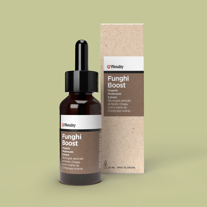 Mushroom supplement funghi boost Wetality drops