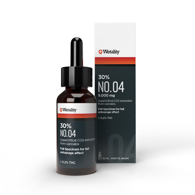 wetality no.04 drops 30 ml high quality cbd oil